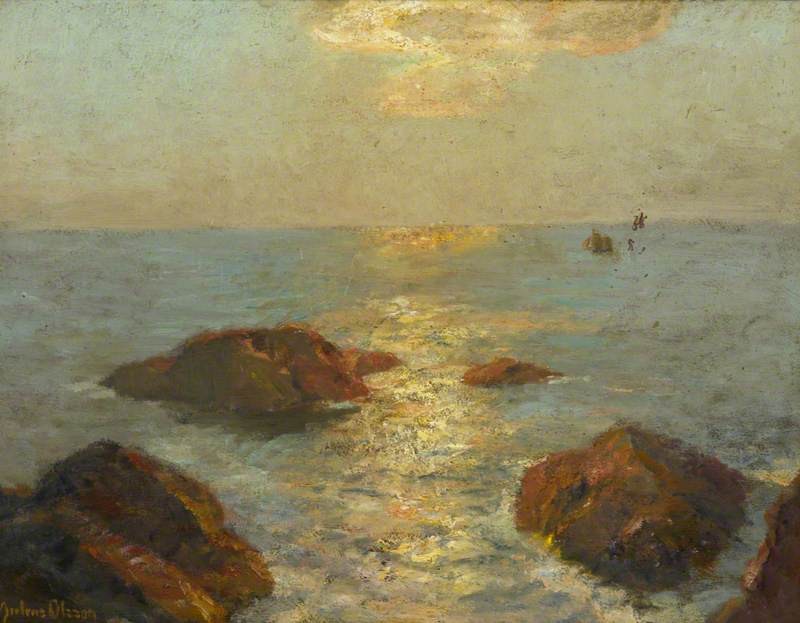 Golden Afternoons, Cornish Coast by Albert Julius Olsson