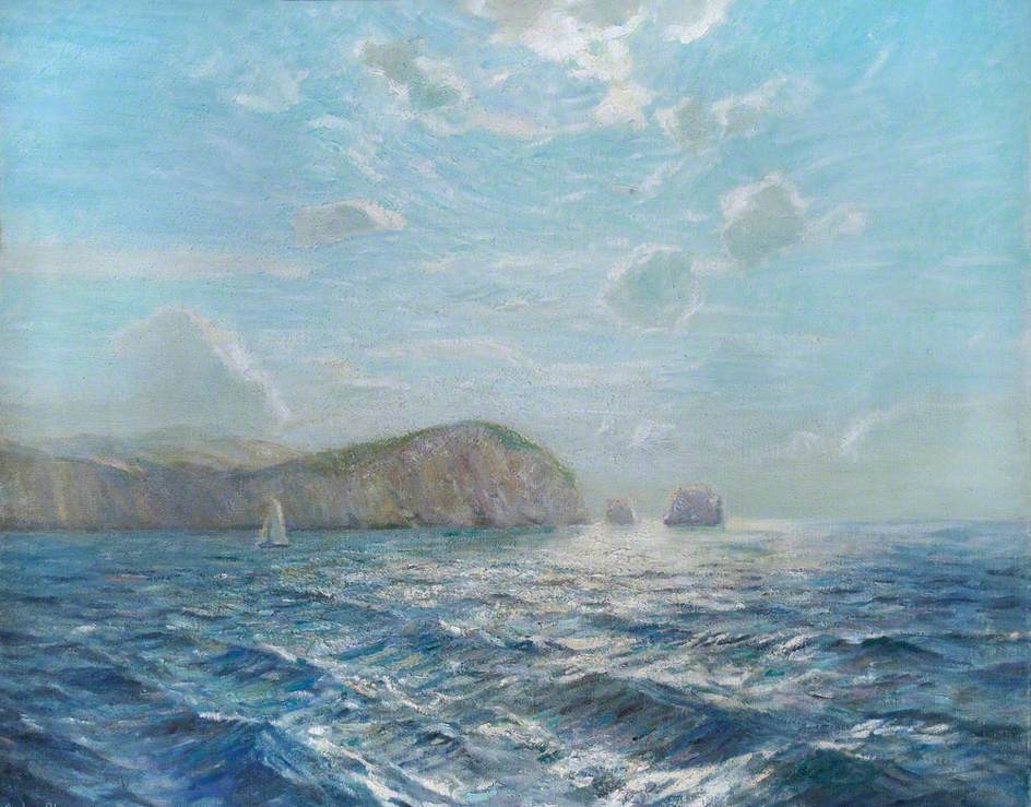 Morning off The Needles by Albert Julius Olsson
