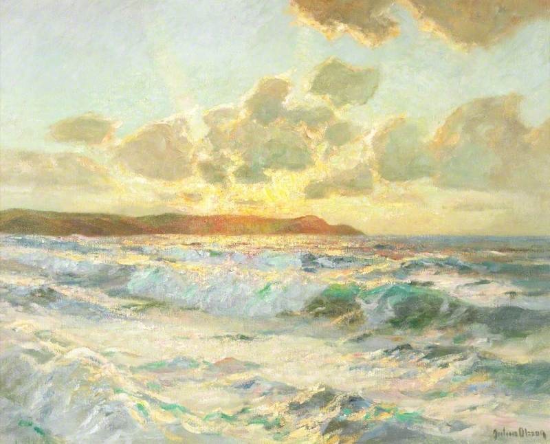 Off Cornwall by Albert Julius Olsson