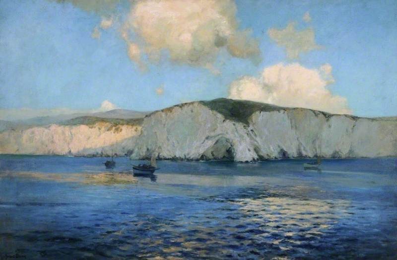 Off the Isle of Wight by Albert Julius Olsson
