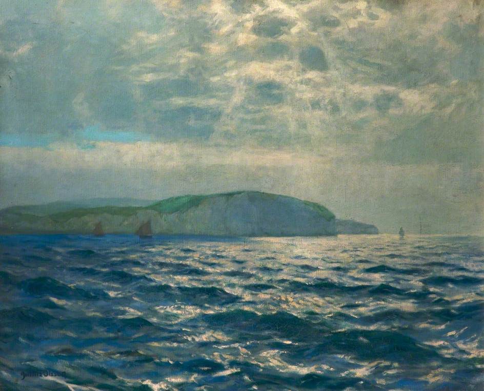 Off The Needles, Isle of Wight by Albert Julius Olsson