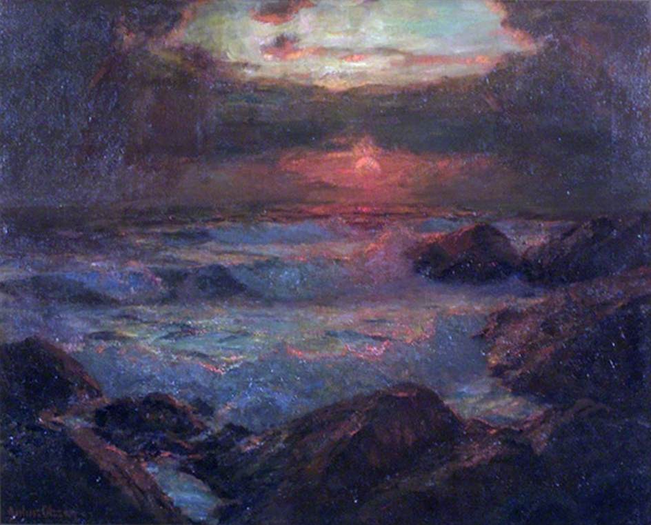 Seascape Evening by Albert Julius Olsson