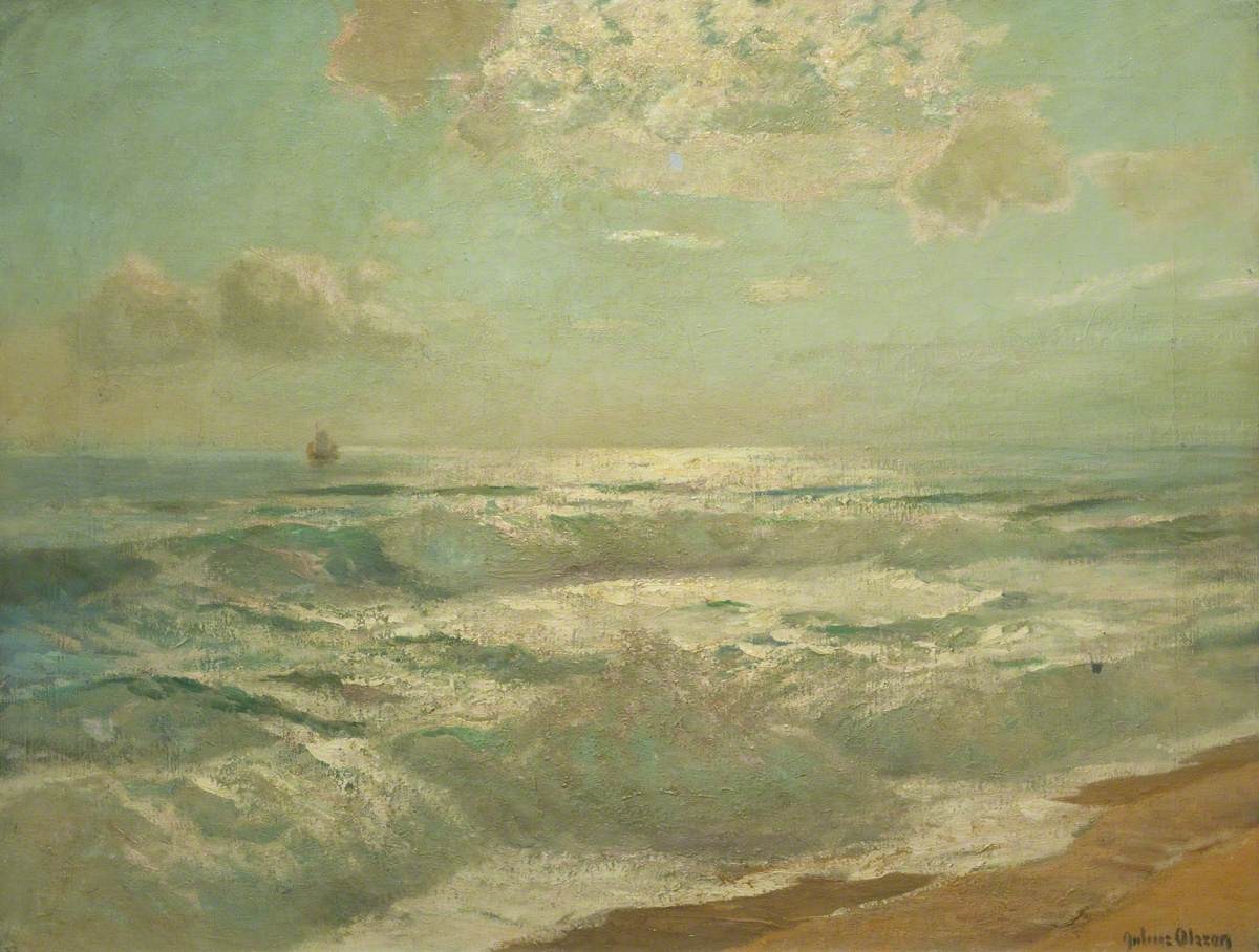 Silver Sea by Albert Julius Olsson