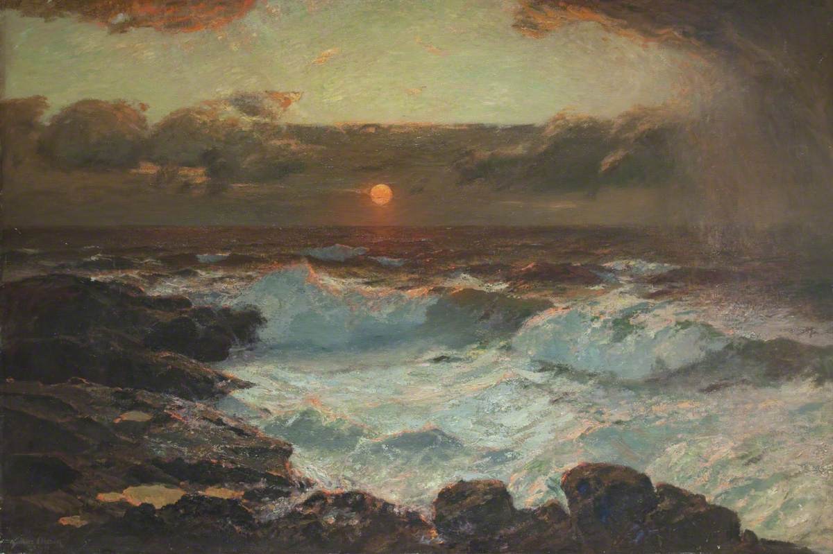 Sunset at Land's End by Albert Julius Olsson