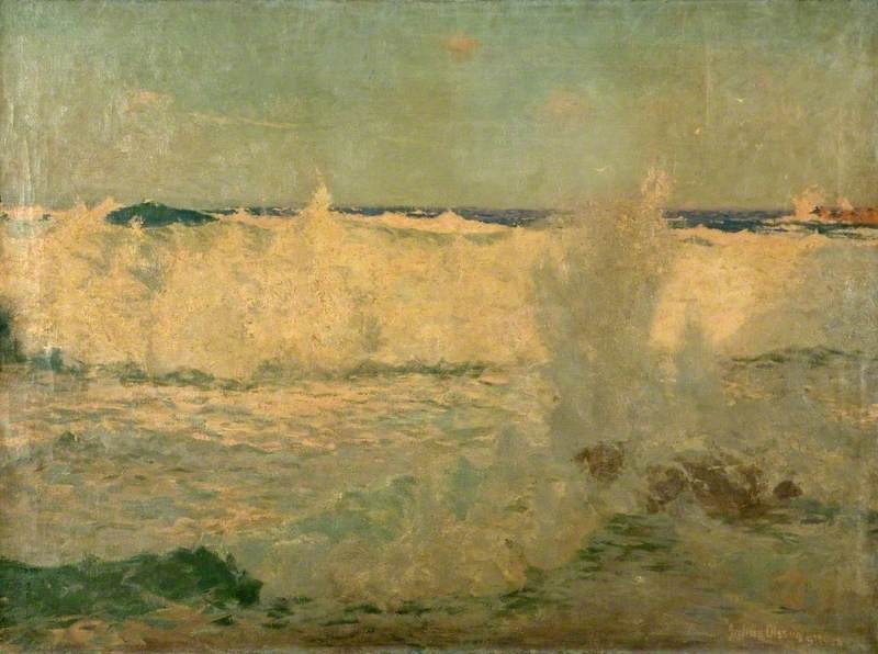 The Wave, St Ives, Cornwall by Albert Julius Olsson