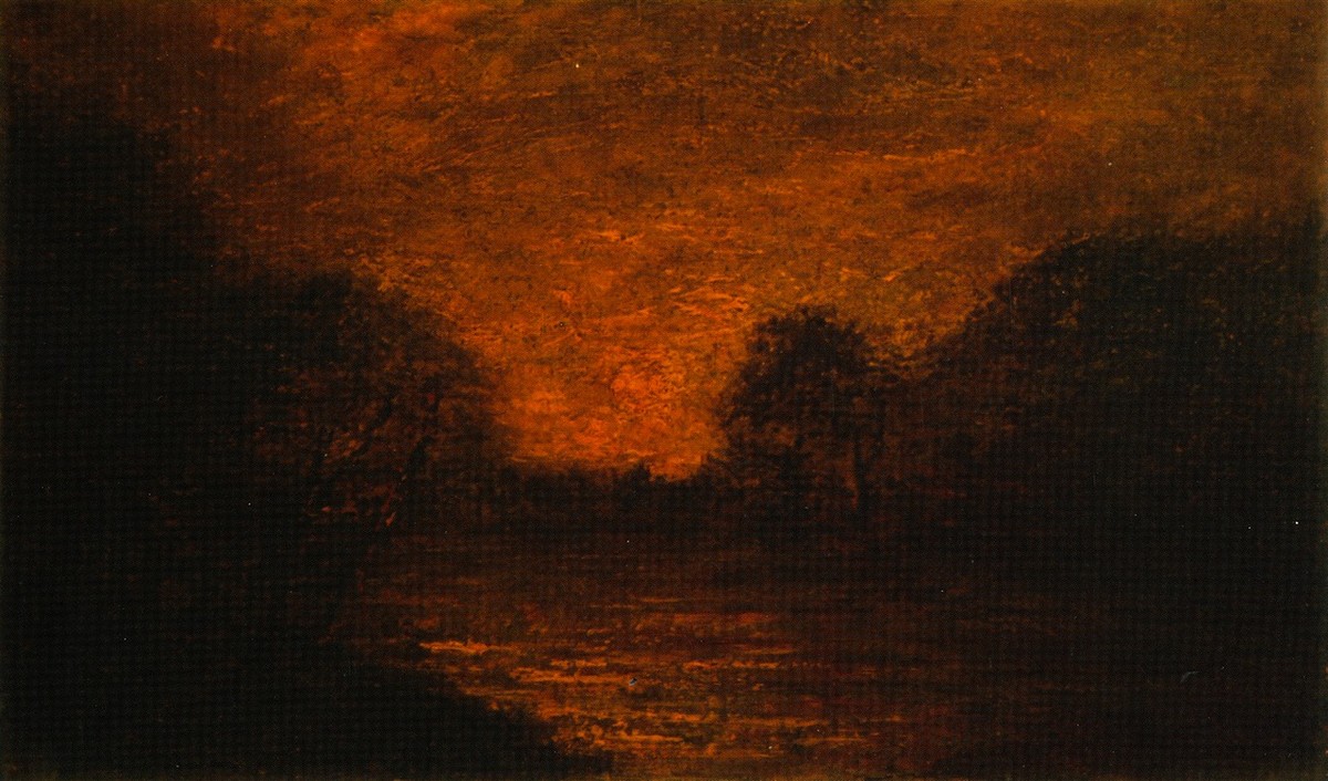 Pond in Moonlight by Albert Pinkham Ryder