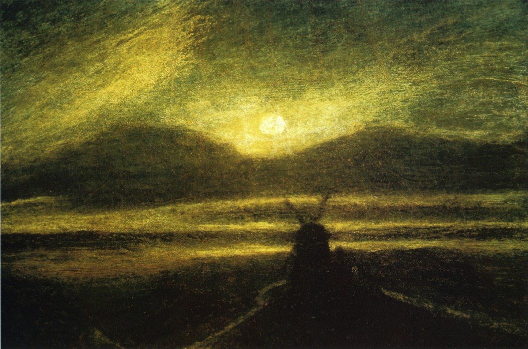 The Old Mill by Moonlight by Albert Pinkham Ryder