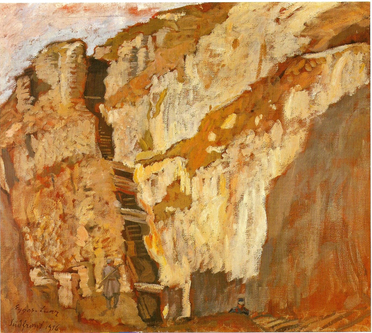 South-front by Albin Egger-Lienz