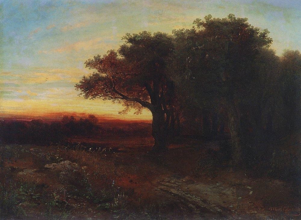Sunset by Aleksey Savrasov