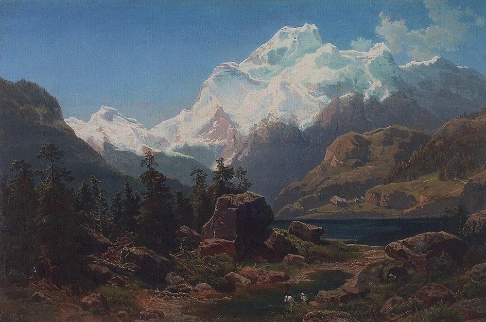 Swiss View by Aleksey Savrasov