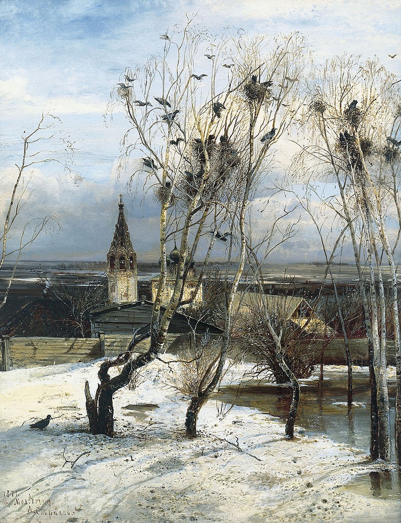 The Rooks Have Come Back by Aleksey Savrasov