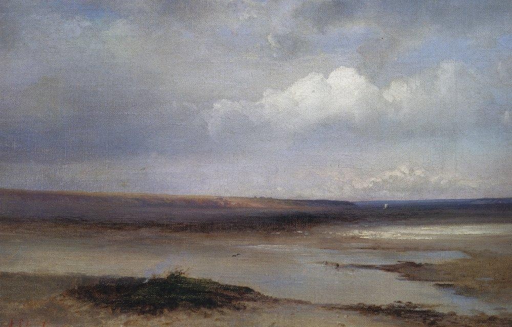 Volga by Aleksey Savrasov