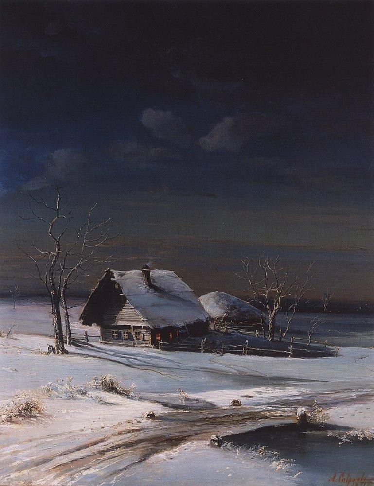 Winter Landscape by Aleksey Savrasov