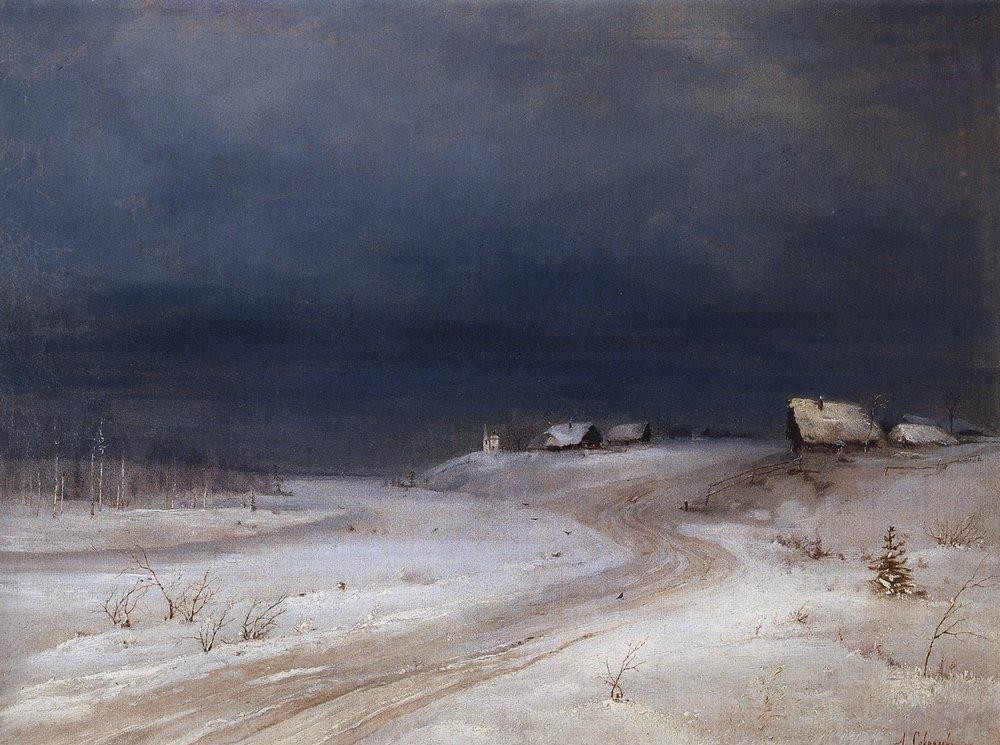 Winter Landscape by Aleksey Savrasov