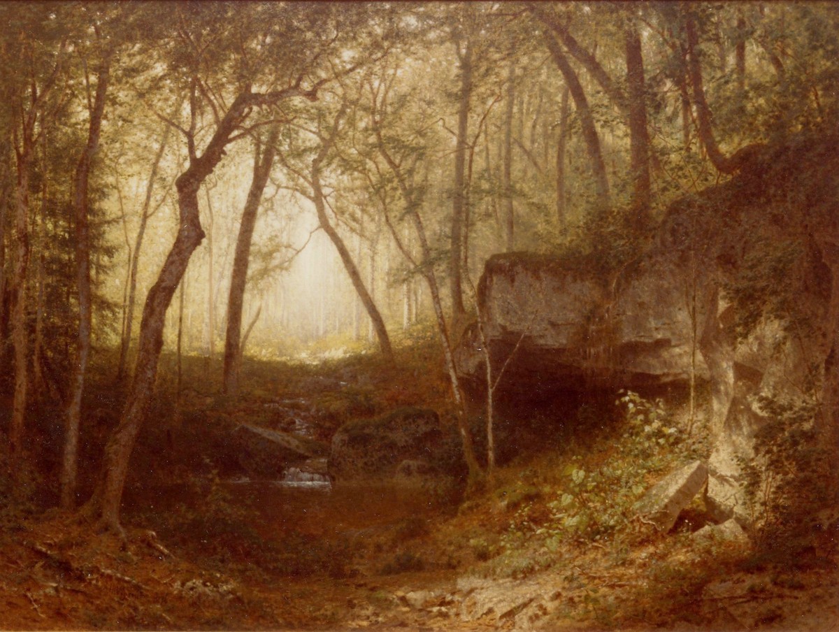 In the Wilds of the Adirondacks by Alexander Helwig Wyant