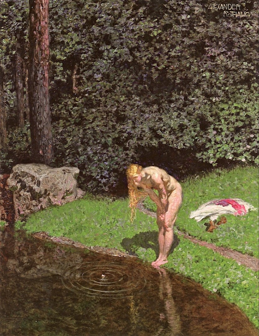 At the Pond by Alexander Rothaug