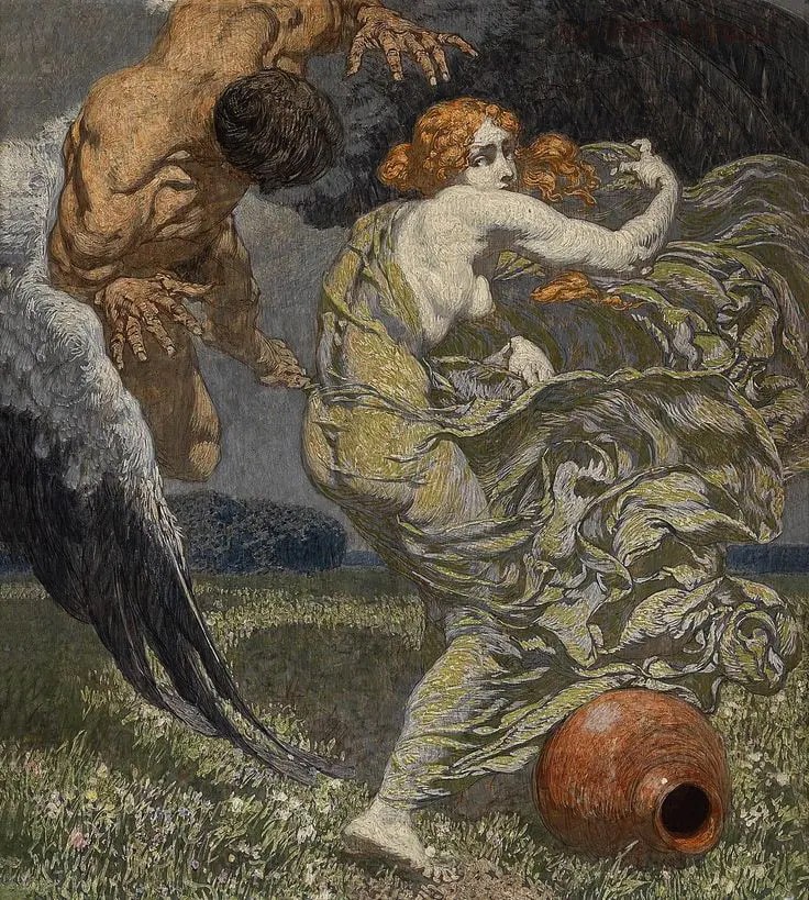 Boreas abducts Oratio by Alexander Rothaug