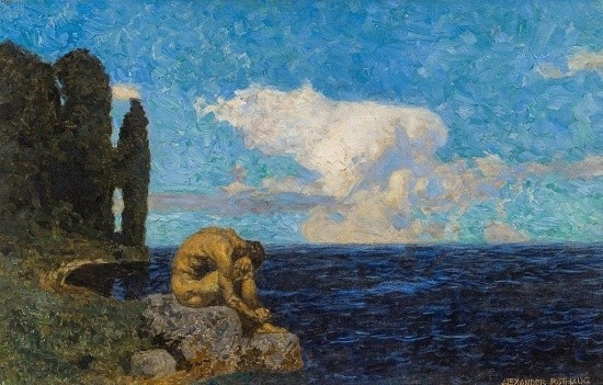 Odysseus’s homesickness by Alexander Rothaug