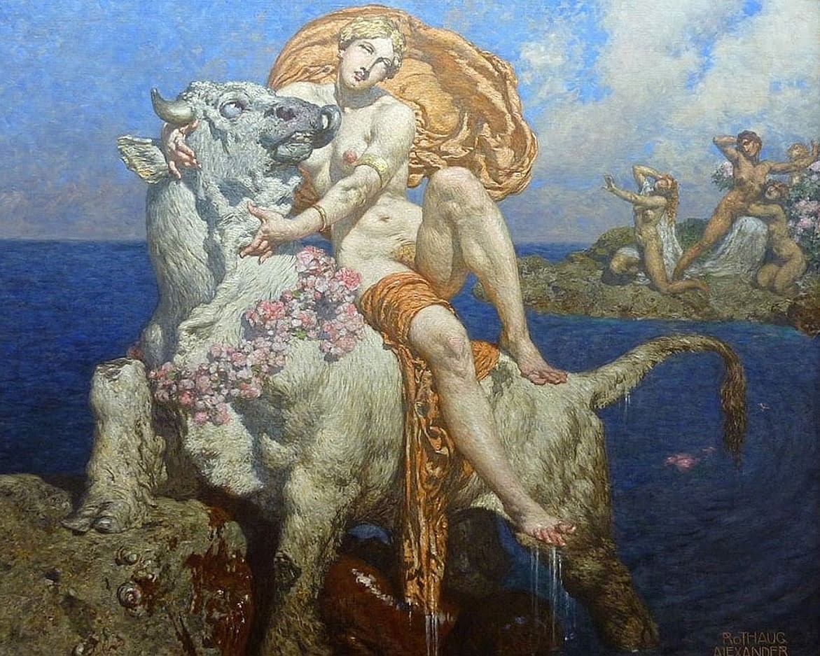 Robbery of Europa by Alexander Rothaug
