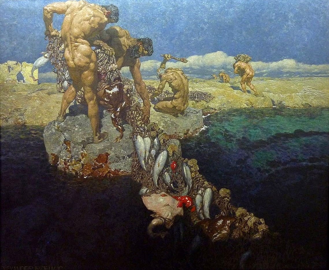 The fruits of the sea by Alexander Rothaug