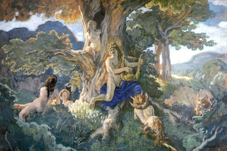 Apollo and Daphne by Alexandre Benois