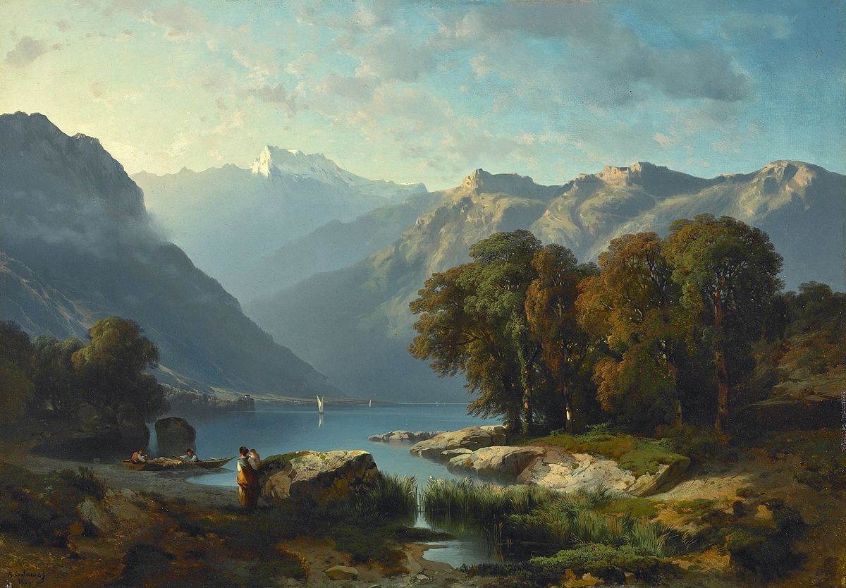 Lac Leman by Alexandre Calame