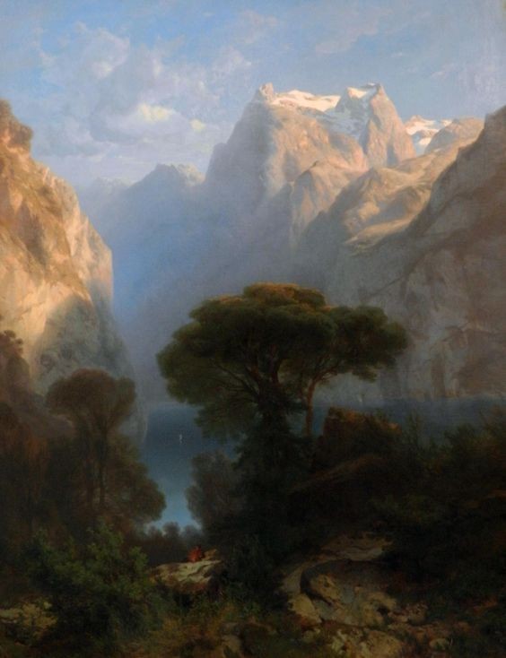 Lake Lucerne by Alexandre Calame