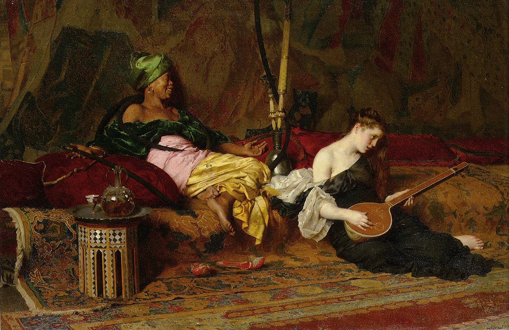 Interlude Musical by Alexandre-Louis Leloir
