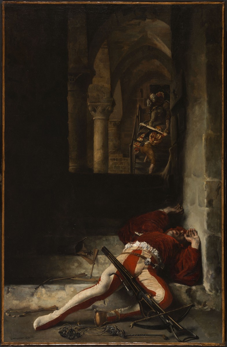The ambush by Alexandre-Louis Leloir