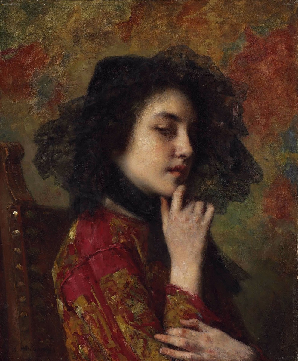 Portrait of a Georgian Princess by Alexei Harlamoff