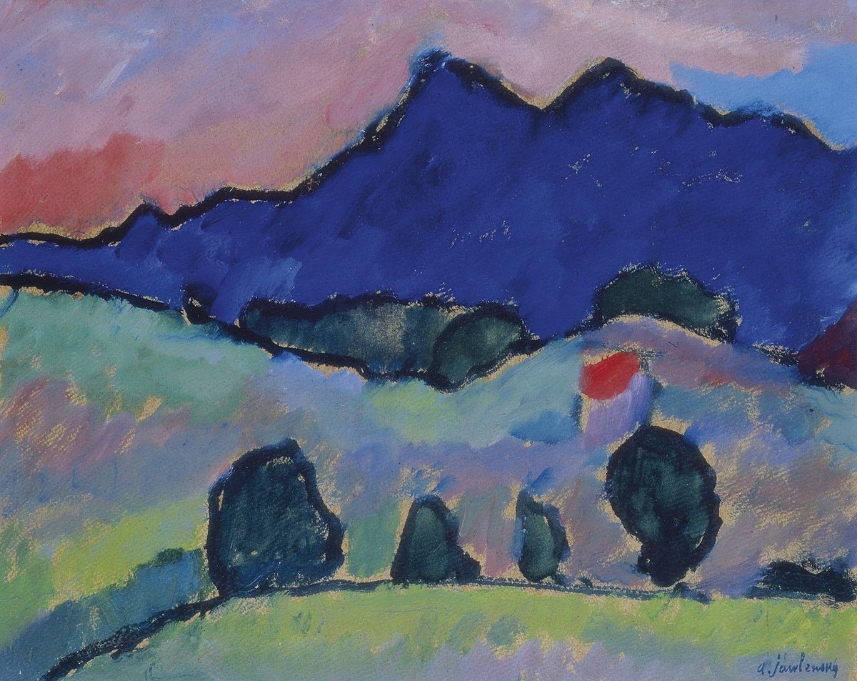 Blauer Berg by Alexej von Jawlensky