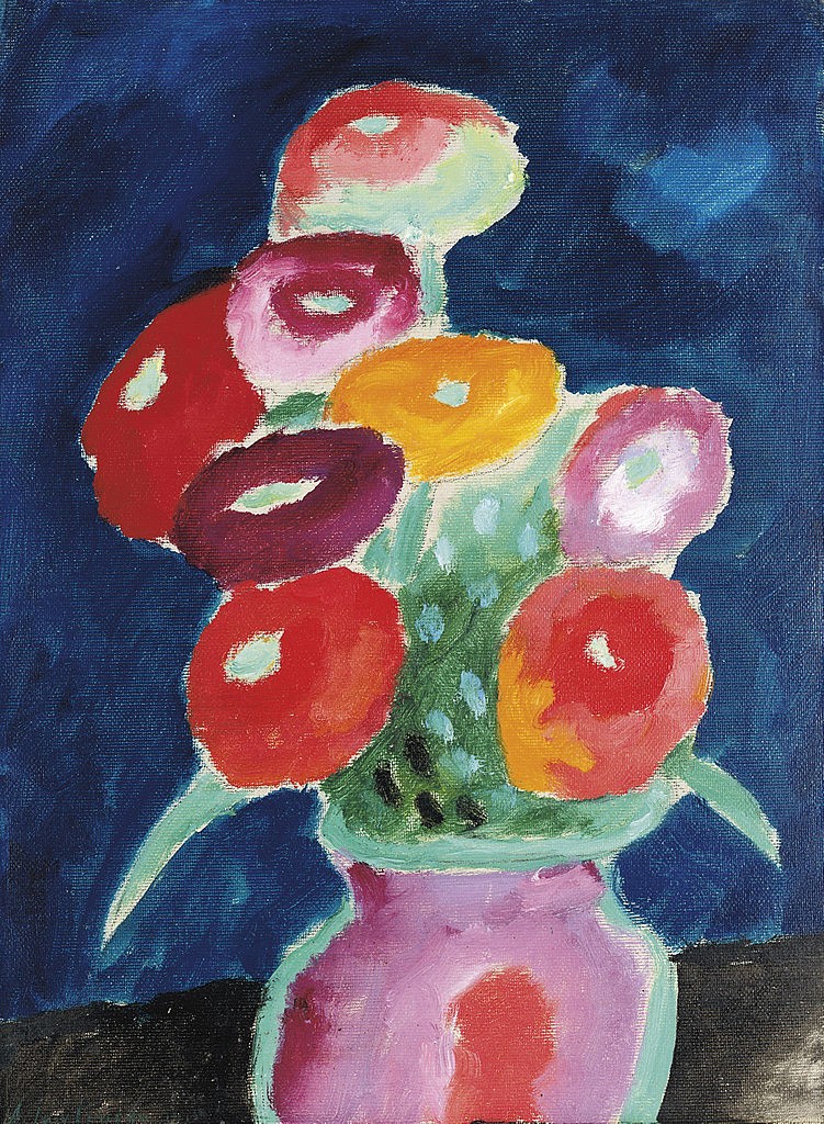 Blumen in einer Vase by Alexej von Jawlensky
