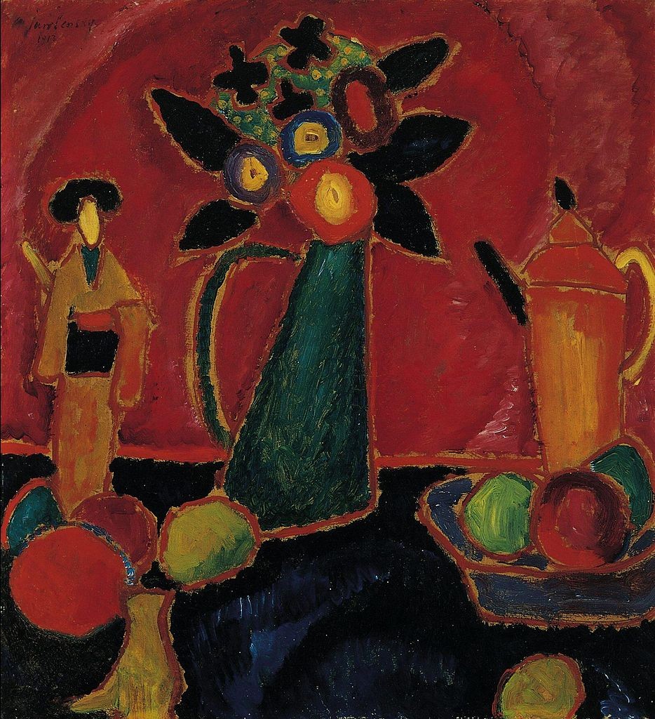Japanese Flower by Alexej von Jawlensky