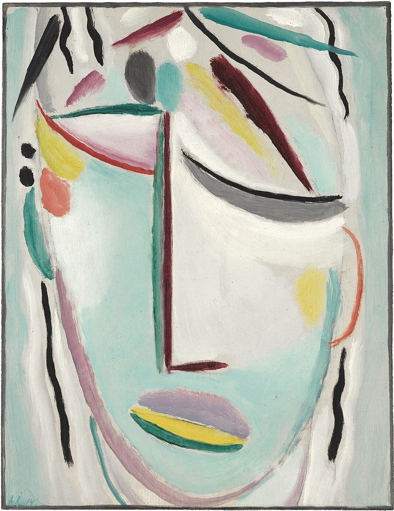 Saviour's face: Martyr by Alexej von Jawlensky
