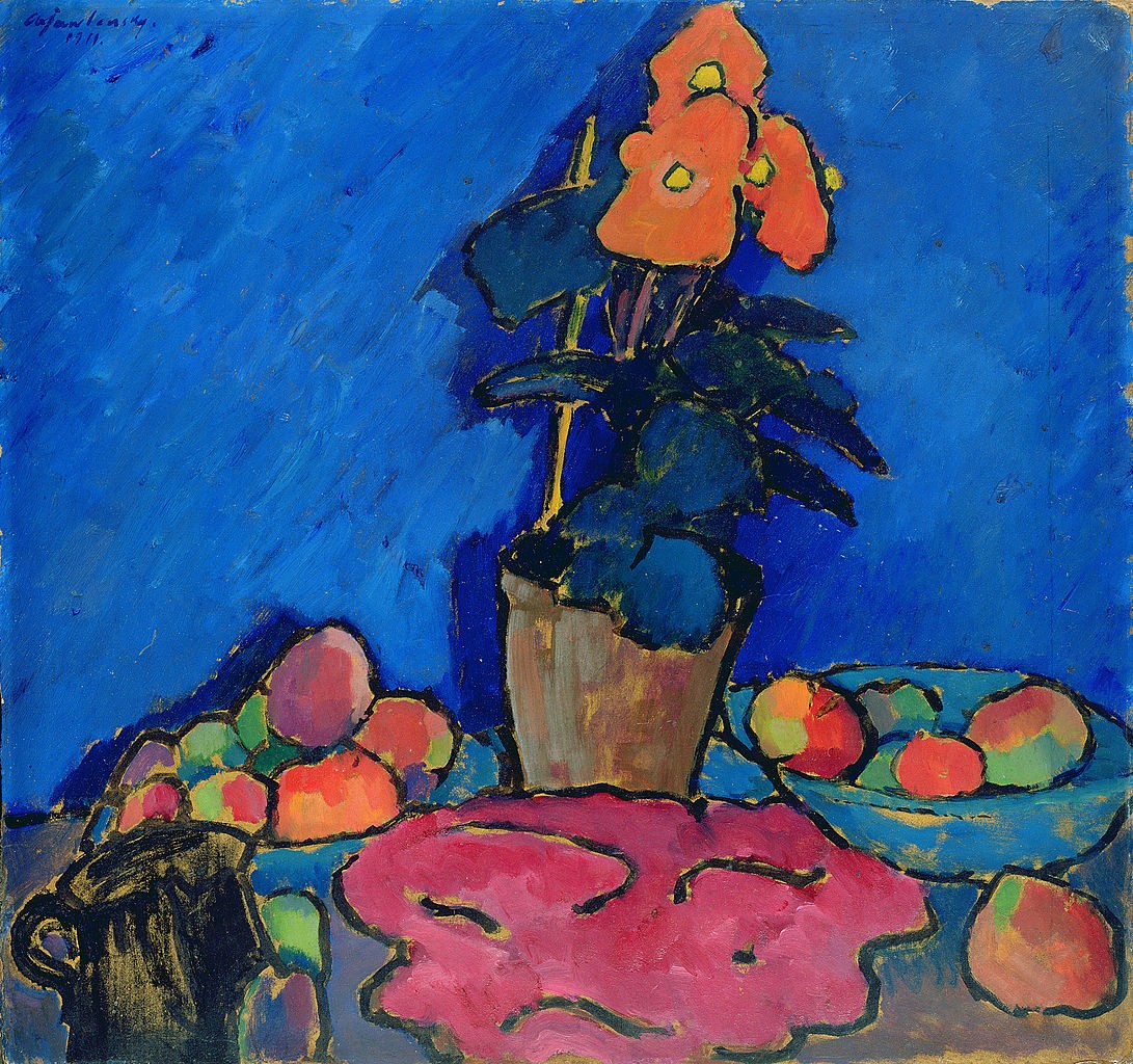 Still Life with Begonia by Alexej von Jawlensky