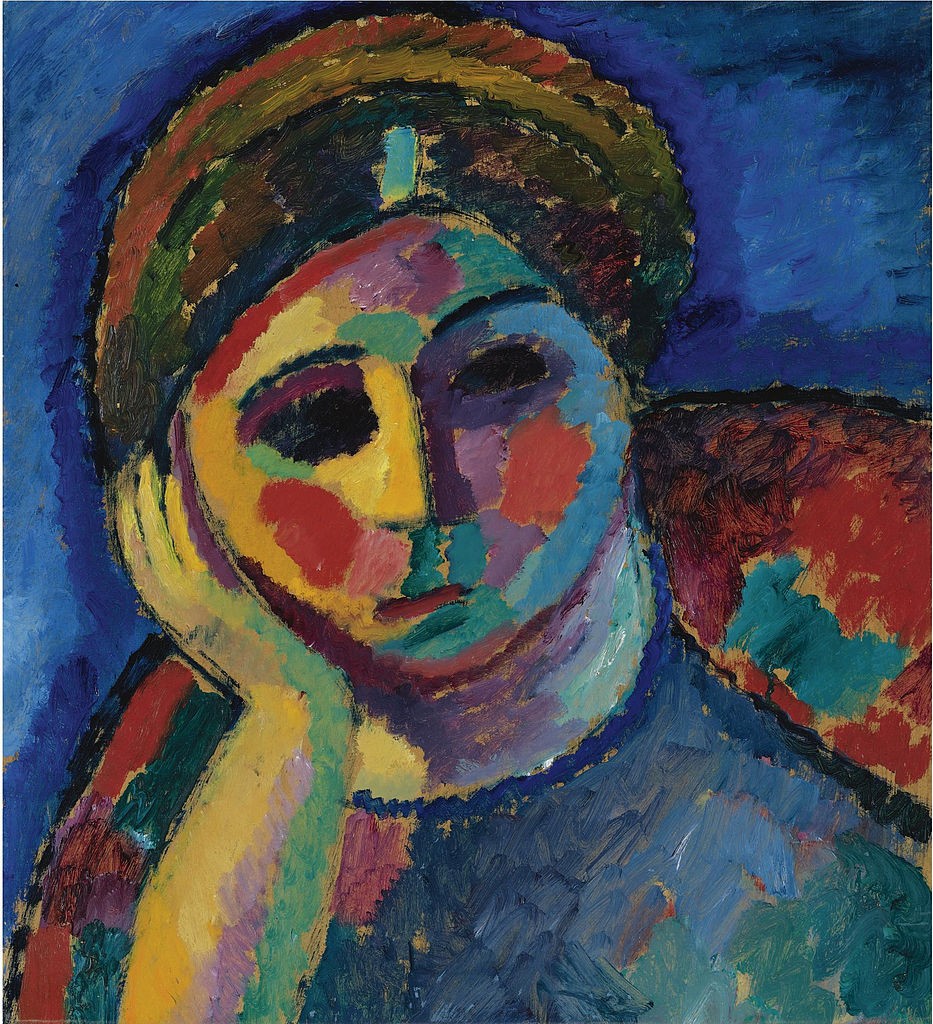 The thinking woman by Alexej von Jawlensky