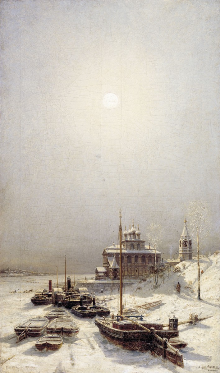 Winter in Borisoglebsk by Alexey Bogolyubov