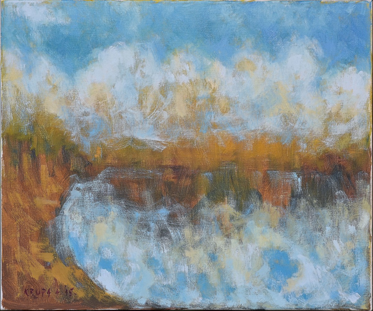 Mystical river by Alfred Freddy Krupa