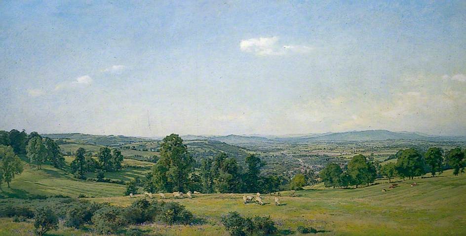 All in the Blue Unclouded Weather by Alfred Parsons