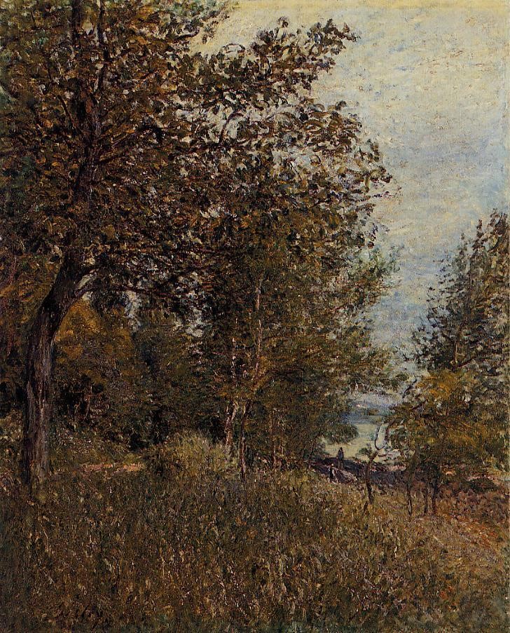 A Corner of the Roches Courtaut Woods, June by Alfred Sisley