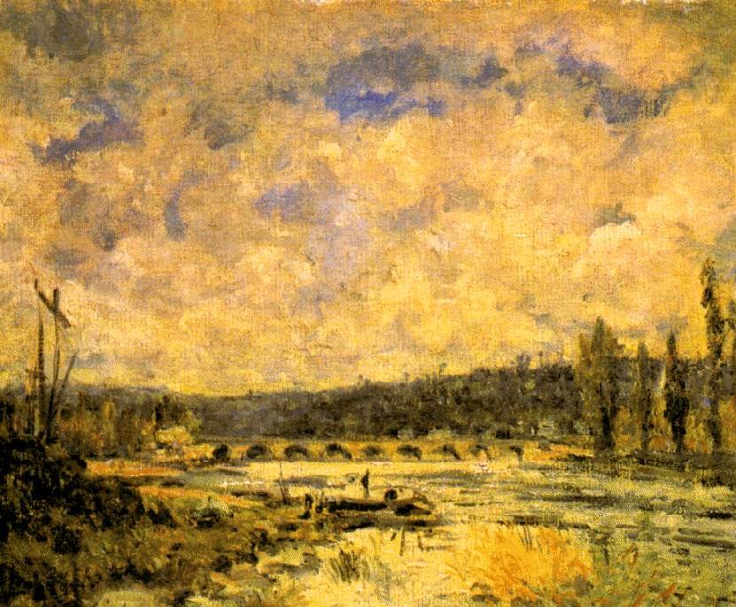 A ponte by Alfred Sisley