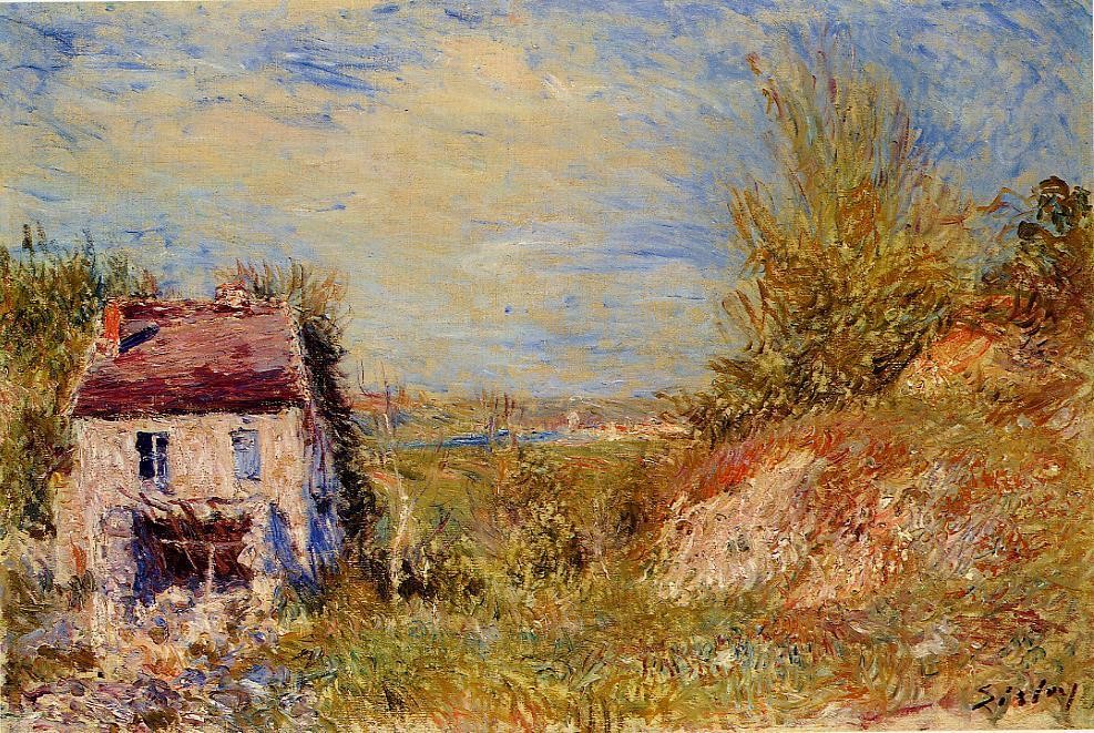 Abandoned House by Alfred Sisley