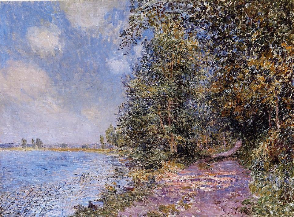 An August Afternoon near Veneux by Alfred Sisley