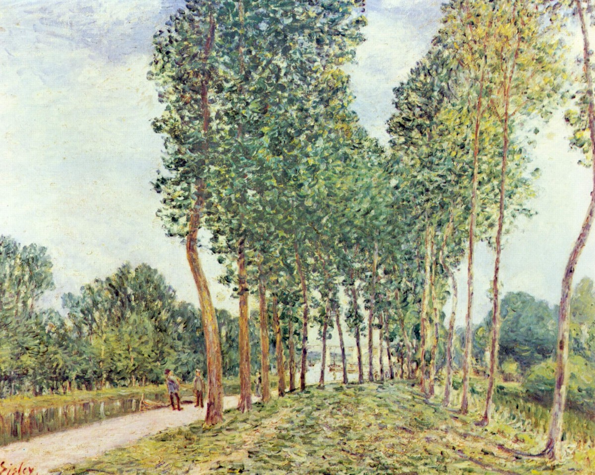 Banks of the Loing at Moret by Alfred Sisley