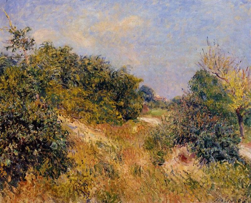 Edge of Fountainbleau Forest June Morning by Alfred Sisley
