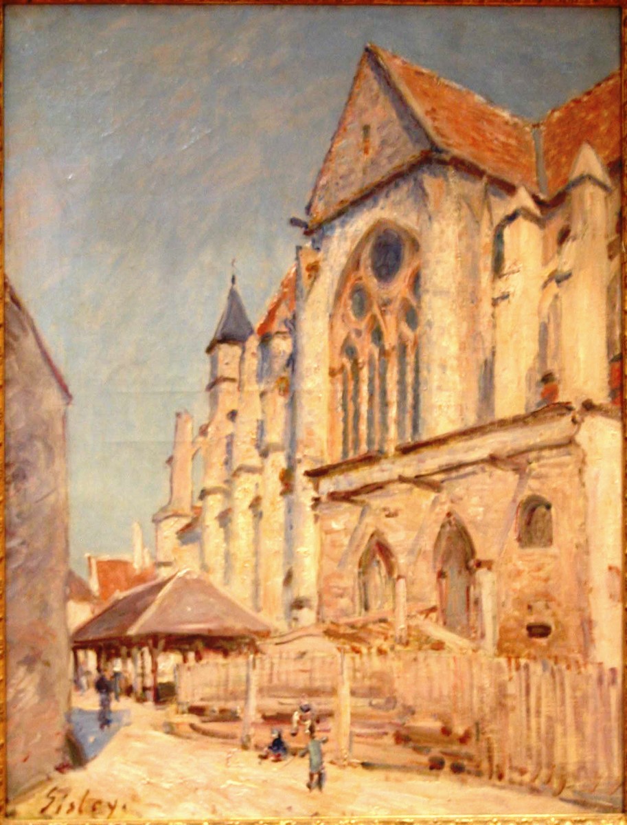 Eglise de Moret by Alfred Sisley