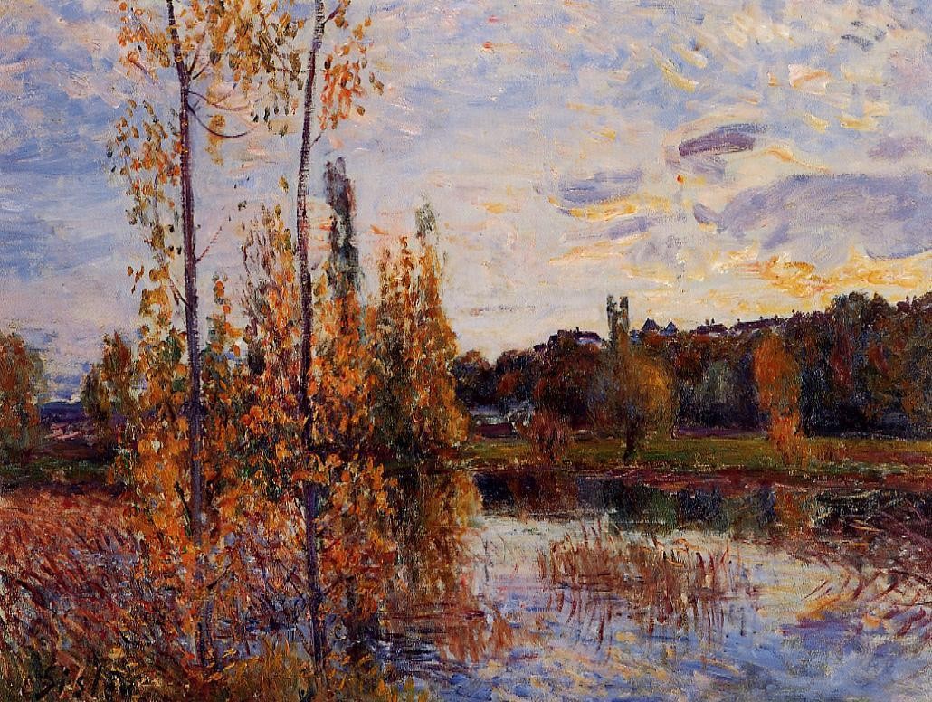L Etang de Chevreuil by Alfred Sisley