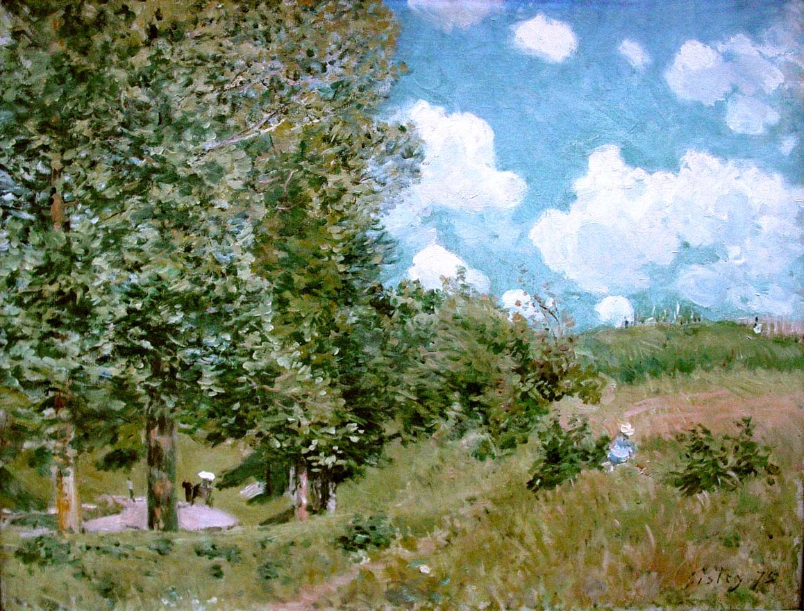 Road from Versailles to Saint Germain by Alfred Sisley