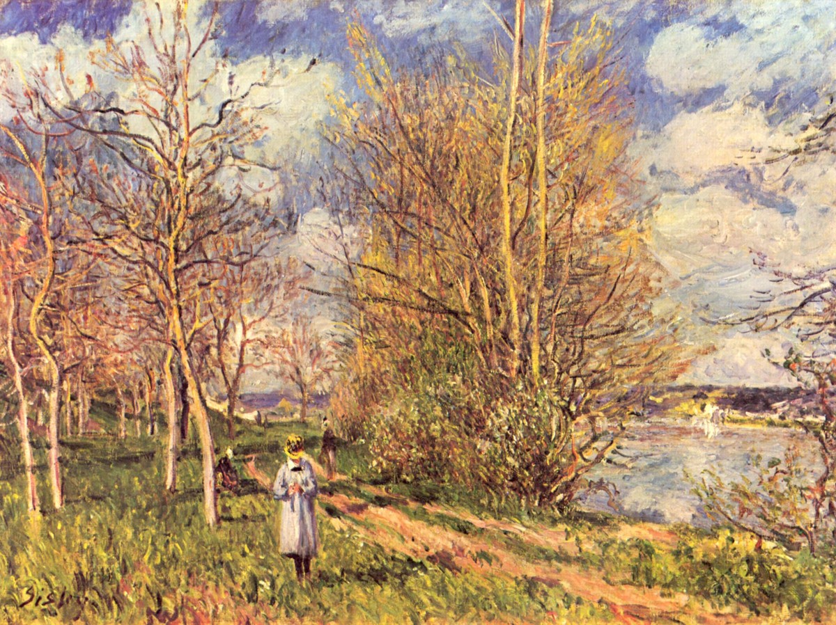 Small Meadows in Spring by Alfred Sisley