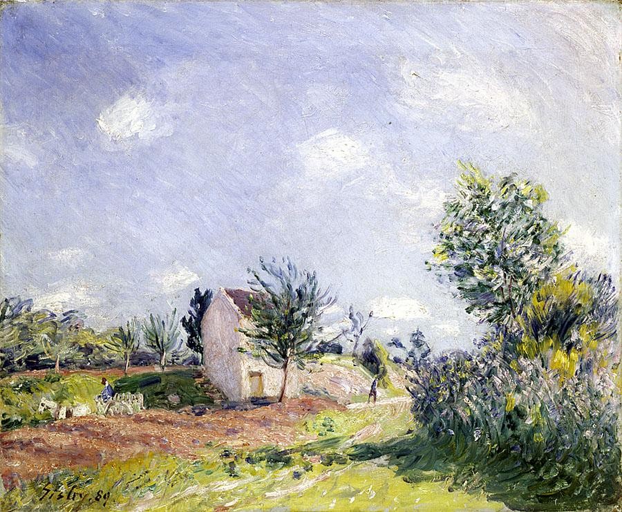 Springtime by Alfred Sisley